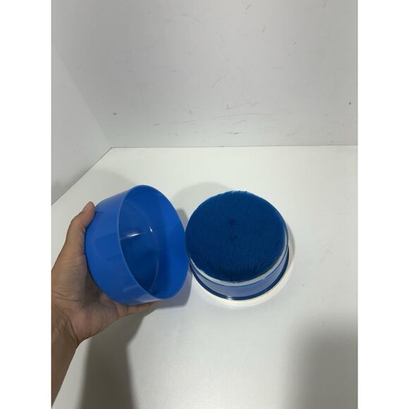 Vintage Evening in Paris Bath Powder Jumbo Size Blue Puffer NEW Old Stock - Picture 2 of 4